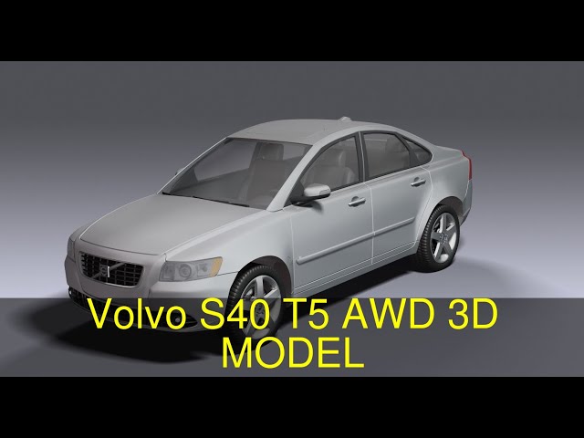 Volvo s40 3d model
