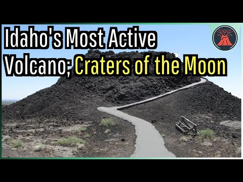 The Active Volcano in Idaho; Craters of the Moon