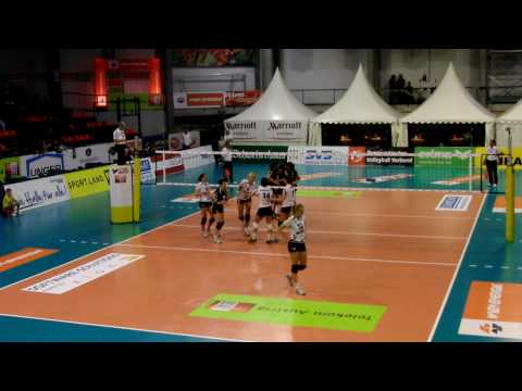 Matchbälle im 3. Damenfinale im Budocenter