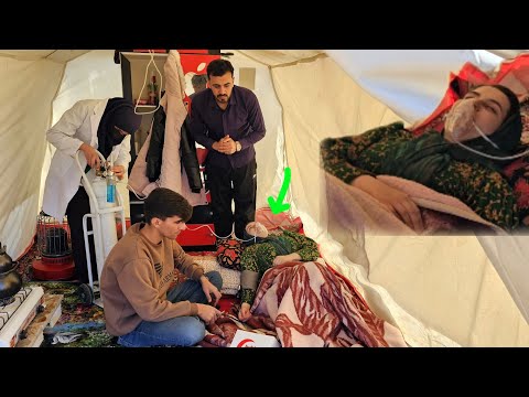 of a woman gassed alone in a tent! Will she get better?