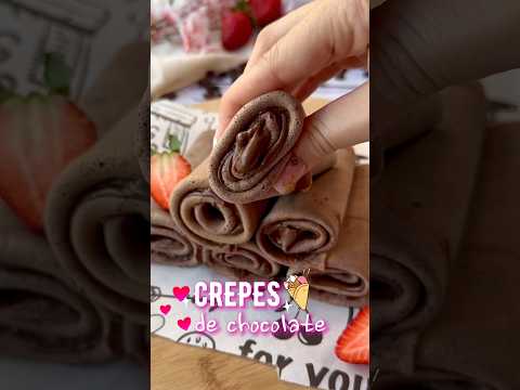 Crepes de chocolate: la receta para que te queden perfectos #recetas #recetasfaciles #chocolate