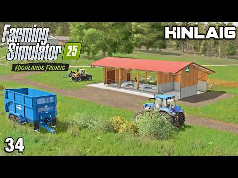 REPLACING THE HIGHLAND CATTLE WITH GOATS Highlands Fishing Expansion Kinlaig FS25 Ep 34