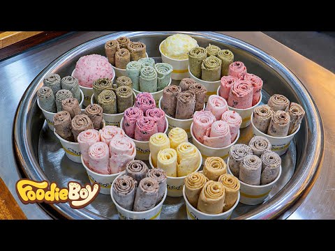 Foodie Boy's Ice Cream Roll Special Best - Korean street food