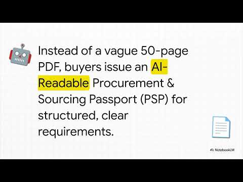 End the RFP/RFQ Nightmare: Introduction to the Procurement & Sourcing Passport (PSP)