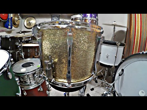 Vintage 14x10 Ludwig Tom into Snare Drum Conversion - with DEMO