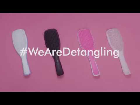 Tangle Teezer The Wet Detangling Fine &amp; Fragile Mint Šepetys drėgniems ploniems ir trapiems plaukams video