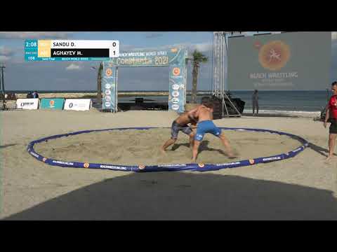 1/2 Men's BW - 60 kg: D. SANDU (ROU) v. M. AGHAYEV (AZE)