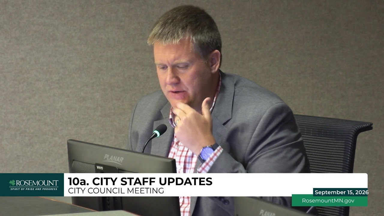 City Council Meeting - September 15, 2026