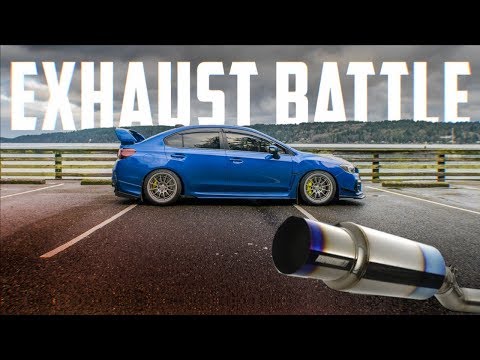 TOMEI EXHAUST VS NAMELESS, AWE TOURING, GREDDY | 2015 - 2020 SUBARU WRX STI