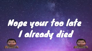 wifiskeleton, i wanna be a jack-o-lantern - Nope your too late i already died (Lyrics)