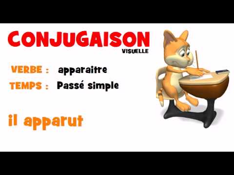 FRENCH VERB = apparaitre = Passé simple
