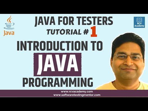 Java for Testers #1 - Introduction to Java Programming