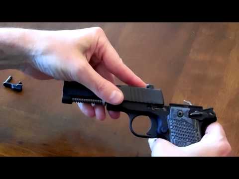 Sig Sauer p238 Takedown & Reassembly Don't destroy your gun!