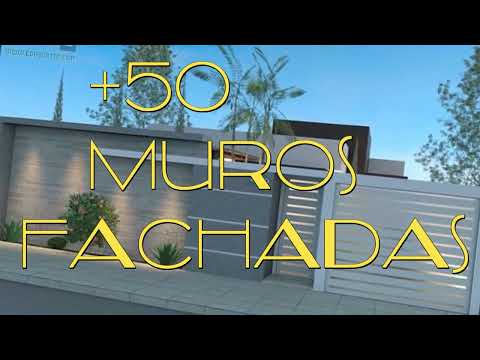 🏠🧱🏠 + 50 Beautiful Wall and Facade Designs for Your Houses (Main Facade and Enclosure Walls)