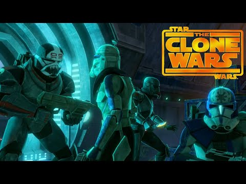 The Bad Batch and Rex Attack the Cyber Center [4K HDR] - Star Wars: The Clone Wars