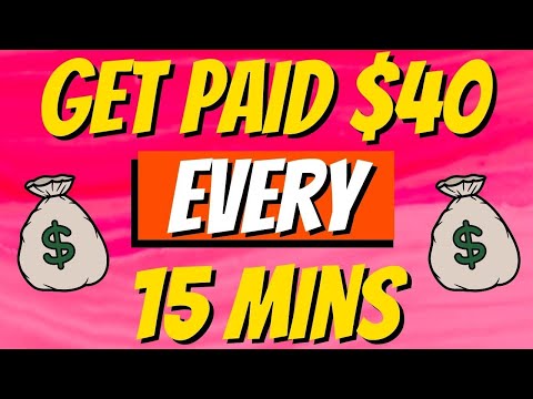 Get Paid $40 Every 15 MINUTES! | Make Money Online 2022