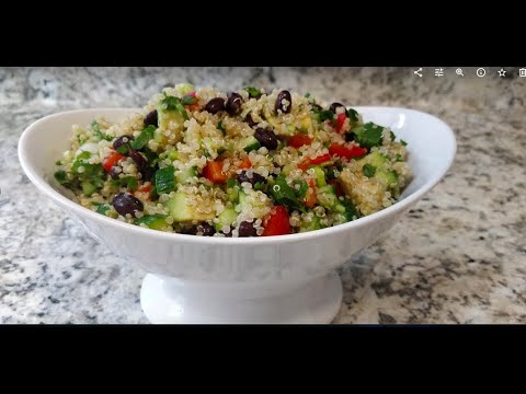 Salad with Quinoa. Салат с Кинуа. Хуриш бо кинуа.