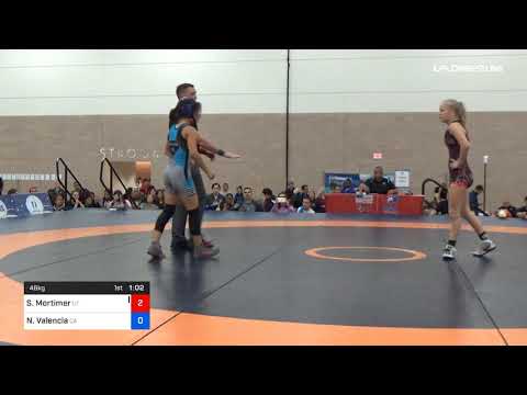 46 Kg Rr Rnd 3 Sage Mortimer Team Utah Vs Nyla Valencia Team California
