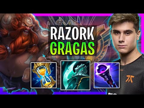 RAZORK IMPARABLE CON GRAGAS FULL AP! - FNC Razork Juega Gragas Jungla vs Wukong! | Season 2023