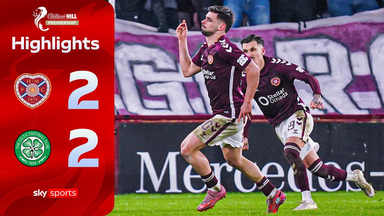 Hearts rescue draw late in thrilling clash! | Hearts 2-2 Celtic | SPFL Highlights