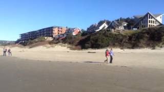 Cannon Beach, North Oregon Coast, high tide, Thanksgiving 2015!