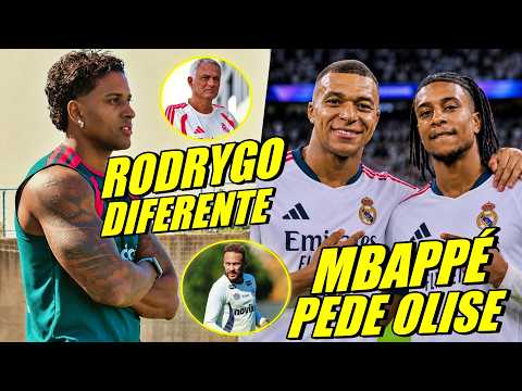 RODRYGO VOLTA IRRECONHECÍVEL ! MBAPPÉ ESCOLHE OLISE ! NEYMAR VAI JOGAR E MAIS