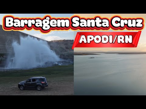 BARRAGEM DE SANTA CRUZ, APODI/RN, O SEGUNDO MAIOR RESERVATÓRIO DO RIO GRANDE DO NORTE.