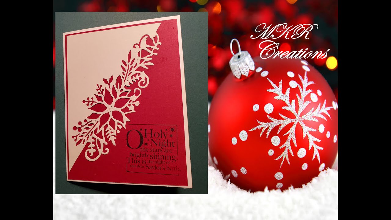 Watch Christmas Card #8 Die Cut Poinsettia now Christmas Card #8 Die Cut Poinsettia