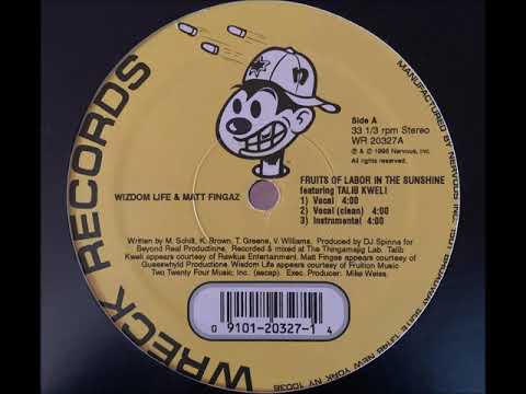Wizdom Life & Matt Fingaz Ft Talib Kweli - Fruits Of Labor In The Sunshine