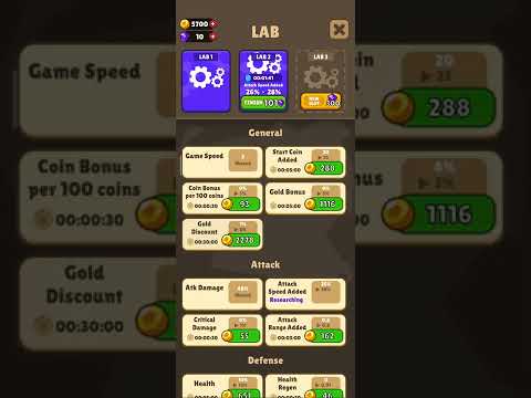 Idle fortress Tower Defense Wave 1-36 - YouTube