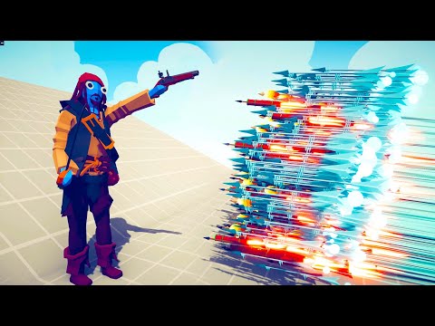 CAPTAIN JACK SPARROW vs EVERY GOD 🕺 | Totally Accurate Battle Simulator TABS