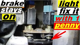 Nissan Pathfinder Frontier Brake Lights Stay On Wont Turn Off How To Fix It With Only 1 Penny