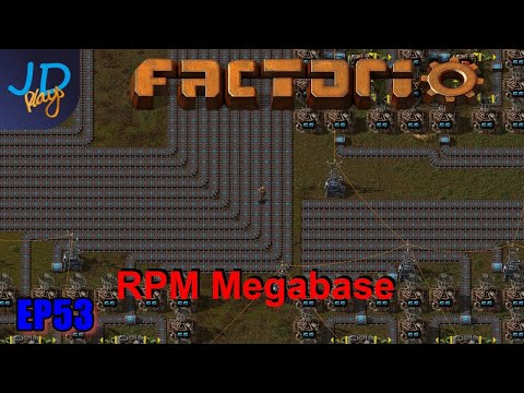 Factorio 0.17 Ep53 Miles and MILES of Belts | RPM Megabase