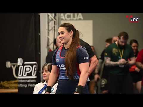 Highlights of the Women 84kg class at 2024 IPF World Classic Powerlifting Championships in Lithuania
