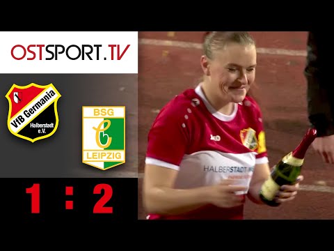 LIEBE PUR! Heiratsantrag im Stadion: Halberstadt - Chemie Leipzig 1:2 | Regionalliga Nordost