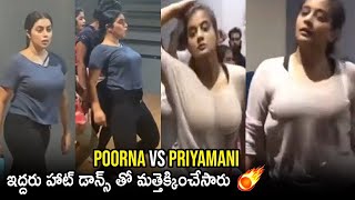 Dhee Show Judge Priyamani & Poorna HOT Dance V
