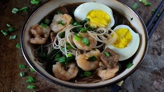 My Beef &amp; Shrimp Yakamein Recipe