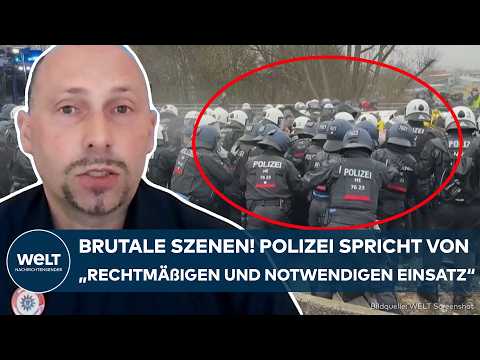 GIEßEN: Brutale Ausschreitungen! Polizei rechtfertigt hartes Vorgehen gegen linke Demonstranten