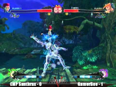 EMP Santhrax vs GamerBee SBR SSF4 Top 32