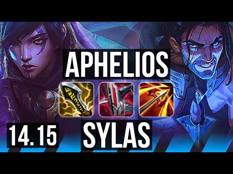 APHELIOS vs SYLAS (MID) | Quadra, 7 solo kills, Godlike, 500+ games | EUW Master | 14.15