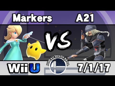 JSB Smash 4 Summer Ranbats #3 - Markers (Rosalina,Toon Link) vs. A21 (Sheik,Mario)