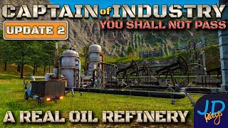 A Real Oil Refinery & Advanced Diesel 🚛 Captain of Industry Update 2 🚜 Ep7 👷 Lets Play, Walkthrough