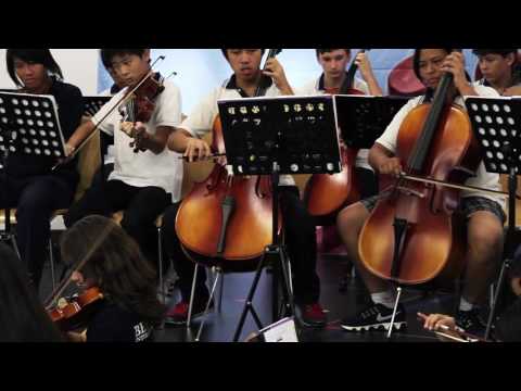 Berkeley Middle School Strings play 'March' by Handel