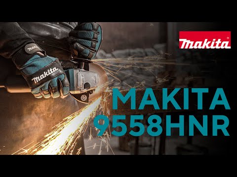 фото одноручная углошлифмашина makita 9558 hnr, 840 вт болгарка макита шлифовальная машина шлифмашина 220 0