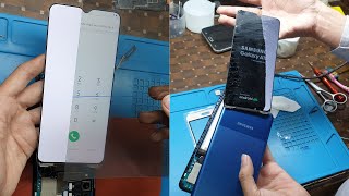 Samsung Galaxy A12 Cracked Front Screen Replacement & Disassembly
