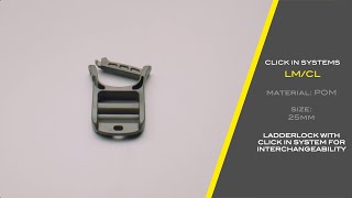 2M LOOP/CL 25mm černá