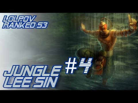 ► LoLPoV - Jungle Lee Sin Season 3 #4 Ranked Road to Diamond S3 (League of Legends Live Commentary)