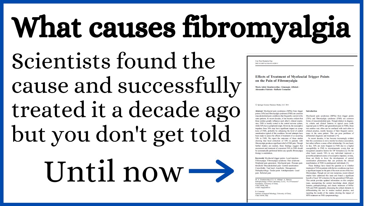 Fibromyalgia: scientists have found the cause and successfully treated it. We show you how.