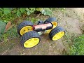 How To Make 4x4 Gear Motor Car Rc Car Homemade Drive Test