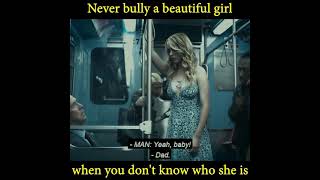 Never bully a beautiful girl when you don't know who shi is video